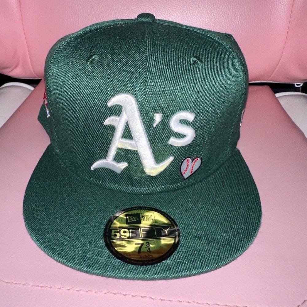 Oakland Athletics Green Hat 1989 World Series Edition